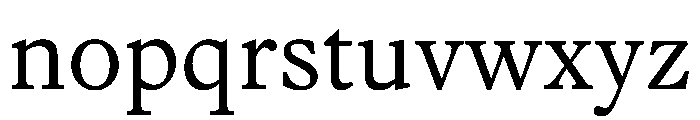 FAIREOctave Regular Instance Font LOWERCASE