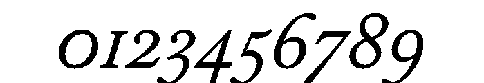 FAIREOctave RegularItalic Instance Font OTHER CHARS