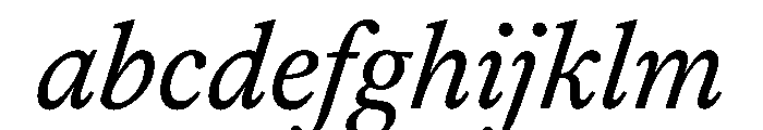 FAIREOctave RegularItalic Instance FONT