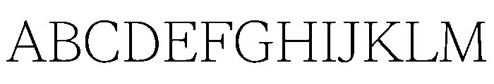 FAIREOctave Thin Instance Font UPPERCASE