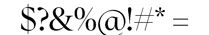 FAIREOctaveDisplay Regular Font OTHER CHARS