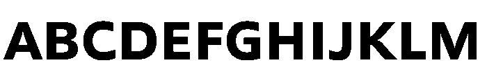 FAIREPalme Black Instance Font UPPERCASE