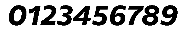 FAIREPalme BlackItalic Instance Font OTHER CHARS