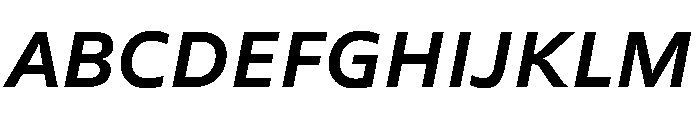 FAIREPalme BoldItalic Instance Font UPPERCASE
