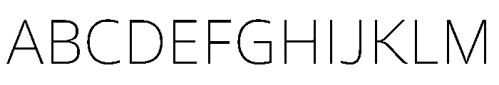FAIREPalme Hairline Instance Font UPPERCASE