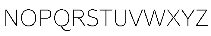 FAIREPalme Hairline Instance Font UPPERCASE