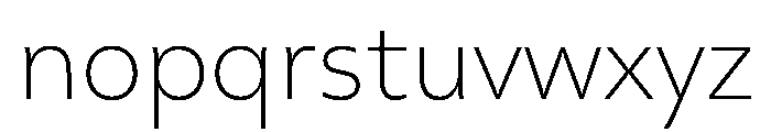 FAIREPalme Hairline Instance Font LOWERCASE