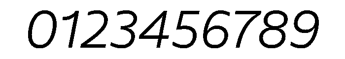 FAIREPalme LightItalic Instance Font OTHER CHARS