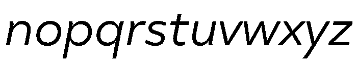 FAIREPalme LightItalic Instance Font LOWERCASE
