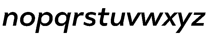 FAIREPalme MediumItalic Instance Font LOWERCASE