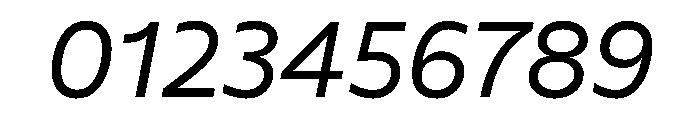 FAIREPalme RegularItalic Instance Font OTHER CHARS