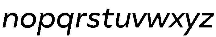 FAIREPalme RegularItalic Instance Font LOWERCASE