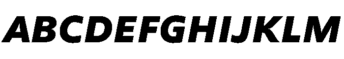 FAIREPalme SuperItalic Instance Font UPPERCASE