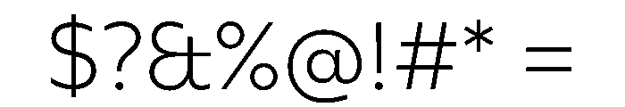 FAIREPalme Thin Instance Font OTHER CHARS
