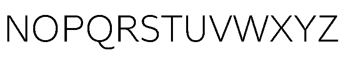 FAIREPalme Thin Instance Font UPPERCASE