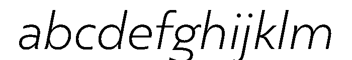 FAIREPalme ThinItalic Instance FONT