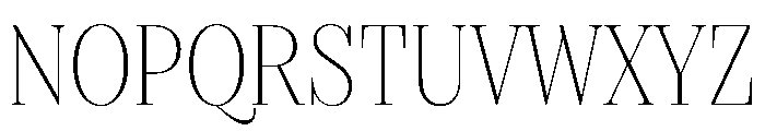 FAIREPrint Hairline Instance Font UPPERCASE
