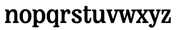 FAIREPrint SlabBold Instance Font LOWERCASE