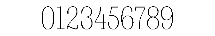 FAIREPrint SlabHairline Instance Font OTHER CHARS