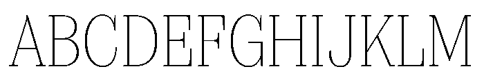 FAIREPrint SlabHairline Instance Font UPPERCASE