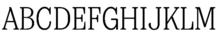 FAIREPrint SlabLight Instance Font UPPERCASE