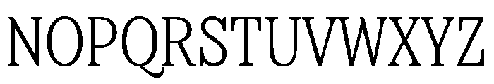 FAIREPrint SlabLight Instance Font UPPERCASE