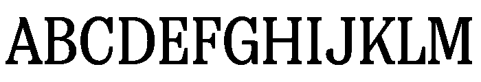 FAIREPrint SlabMedium Instance Font UPPERCASE