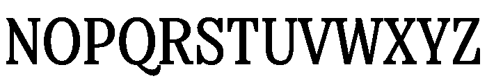 FAIREPrint SlabMedium Instance Font UPPERCASE
