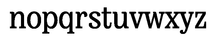 FAIREPrint SlabMedium Instance Font LOWERCASE