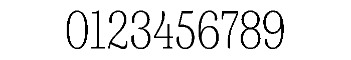 FAIREPrint SlabThin Instance Font OTHER CHARS