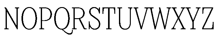 FAIREPrint SlabThin Instance Font UPPERCASE