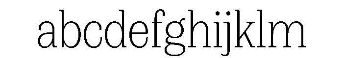 FAIREPrint SlabThin Instance FONT