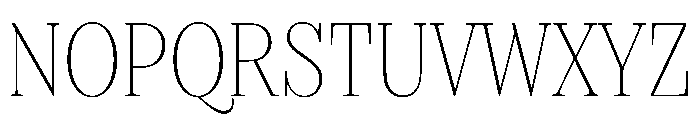 FAIREPrint TextHairline Instance Font UPPERCASE