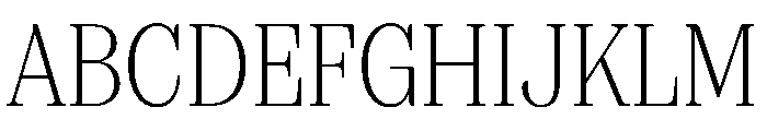 FAIREPrint TextThin Instance Font UPPERCASE