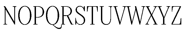 FAIREPrint TextThin Instance Font UPPERCASE