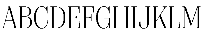 FAIREPrint Thin Instance Font UPPERCASE