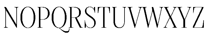 FAIREPrint Thin Instance Font UPPERCASE