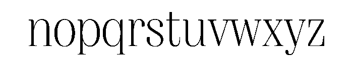 FAIREPrint Thin Instance Font LOWERCASE