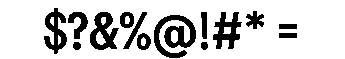 FAIREPrintSans Bold Instance Font OTHER CHARS