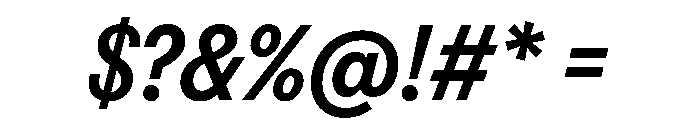 FAIREPrintSans BoldItalic Instance Font OTHER CHARS
