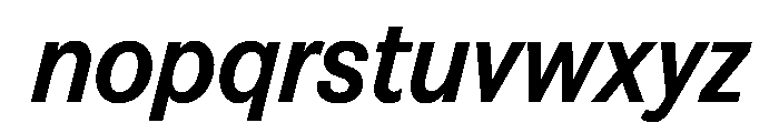 FAIREPrintSans BoldItalic Instance Font LOWERCASE