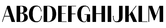 FAIREPrintSans FineBlack Instance Font UPPERCASE