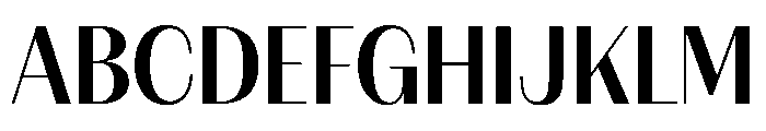 FAIREPrintSans FineBold Instance Font UPPERCASE
