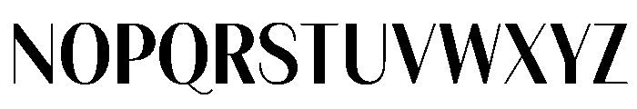 FAIREPrintSans FineBold Instance Font UPPERCASE