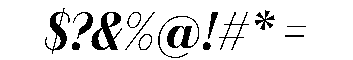 FAIREPrintSans FineBoldItalic Instance Font OTHER CHARS