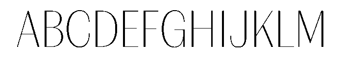 FAIREPrintSans FineHairline Instance Font UPPERCASE