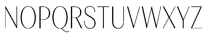 FAIREPrintSans FineHairline Instance Font UPPERCASE