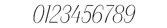 FAIREPrintSans FineHairlineItalic Instance Font OTHER CHARS