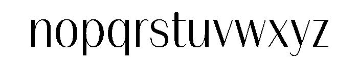 FAIREPrintSans FineLight Instance Font LOWERCASE