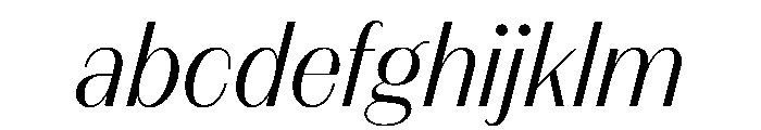 FAIREPrintSans FineLightItalic Instance FONT